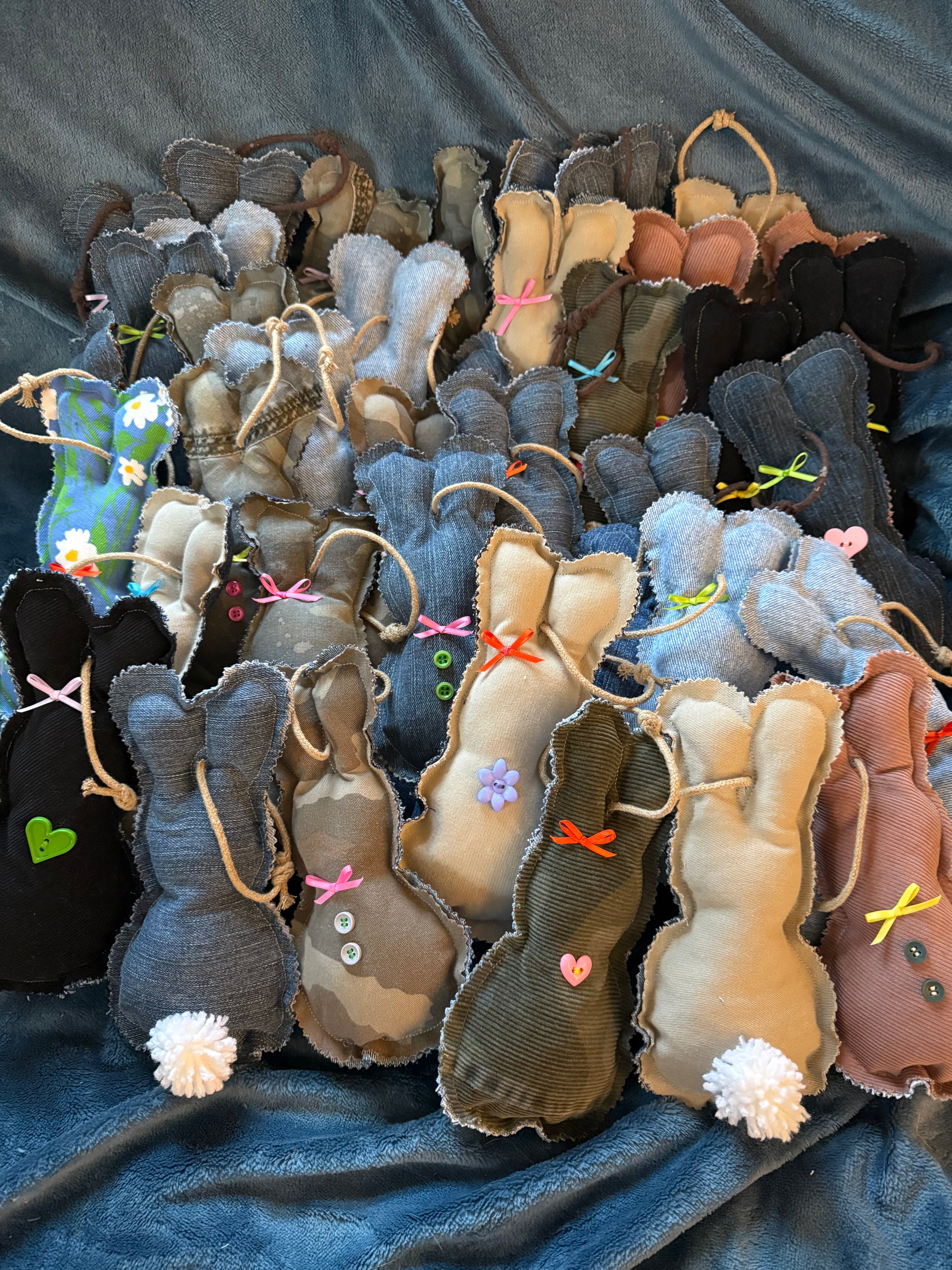 denim bunnies