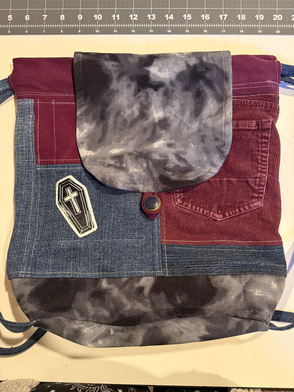 spooky cute string backpack