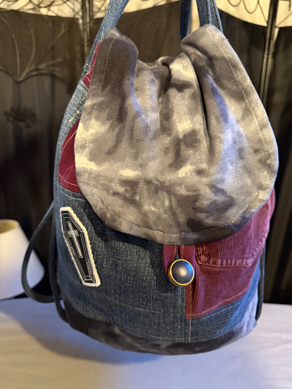 spooky cute string backpack