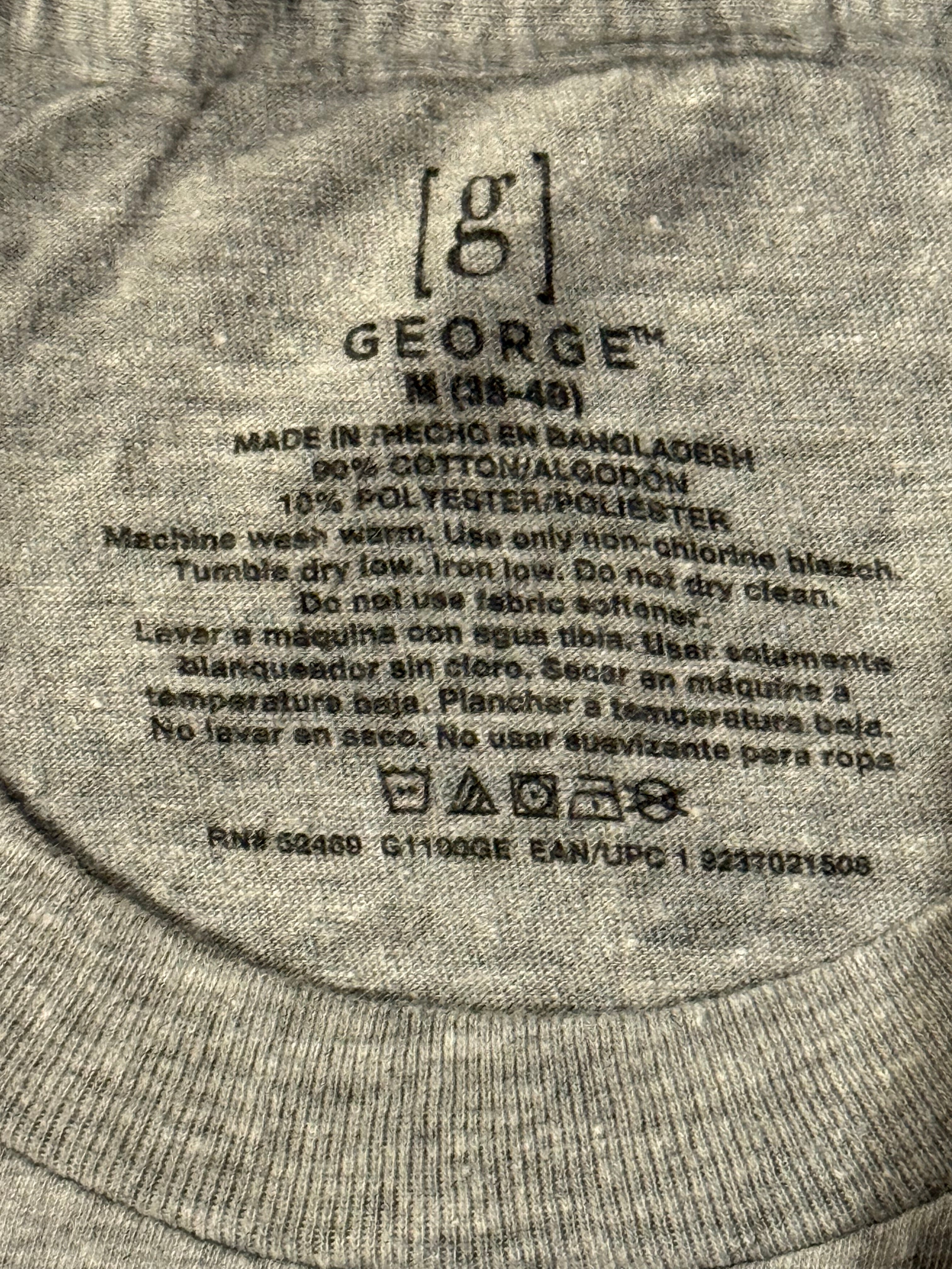 blue wolf print T-shhirt