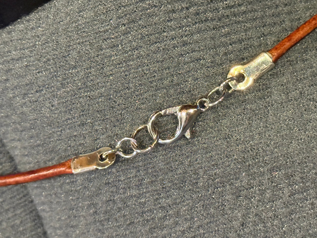 grounding stone butterfly necklace