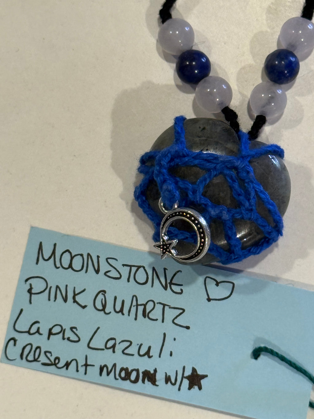 blue moonstone necklace