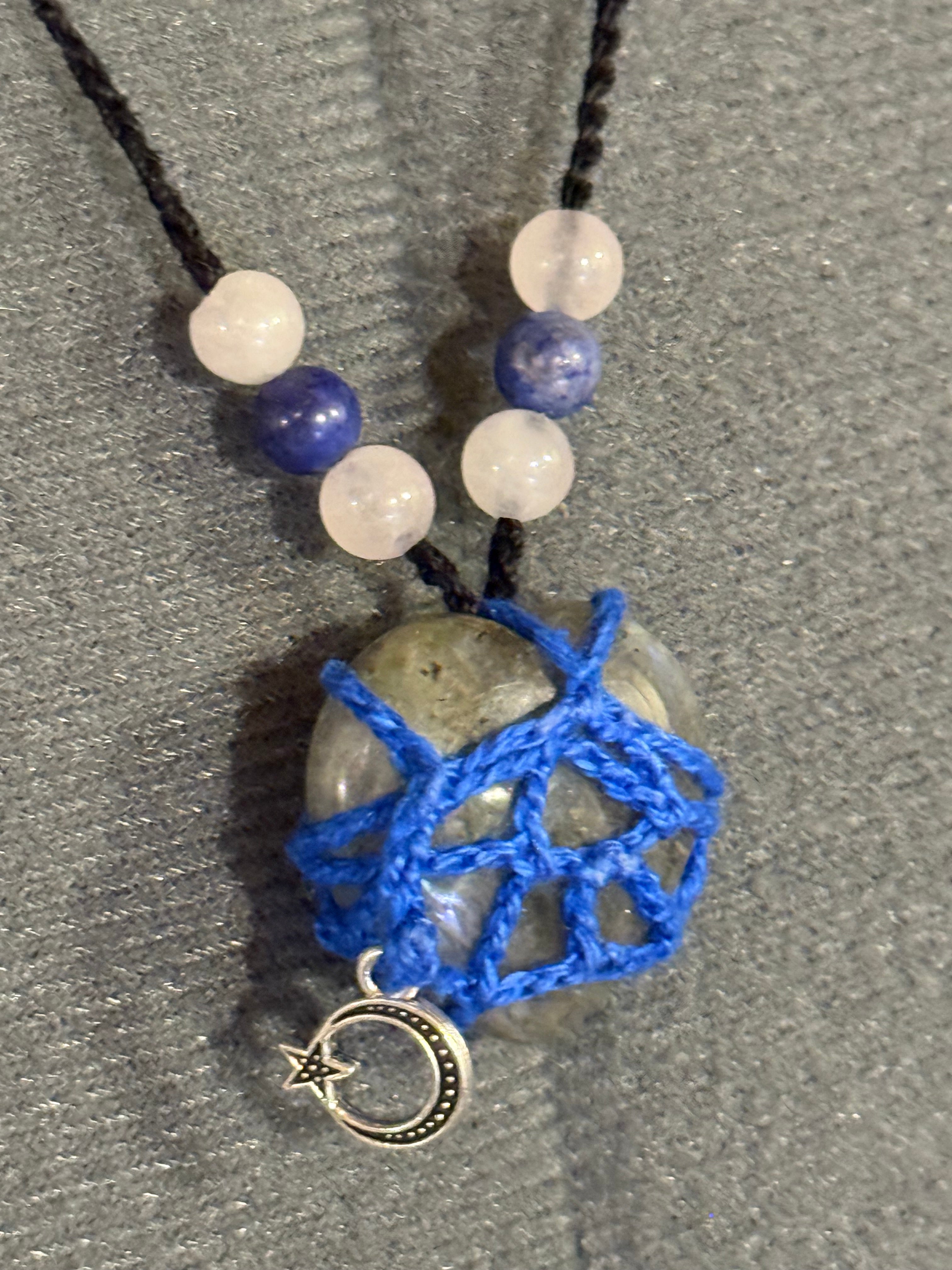 blue moonstone necklace