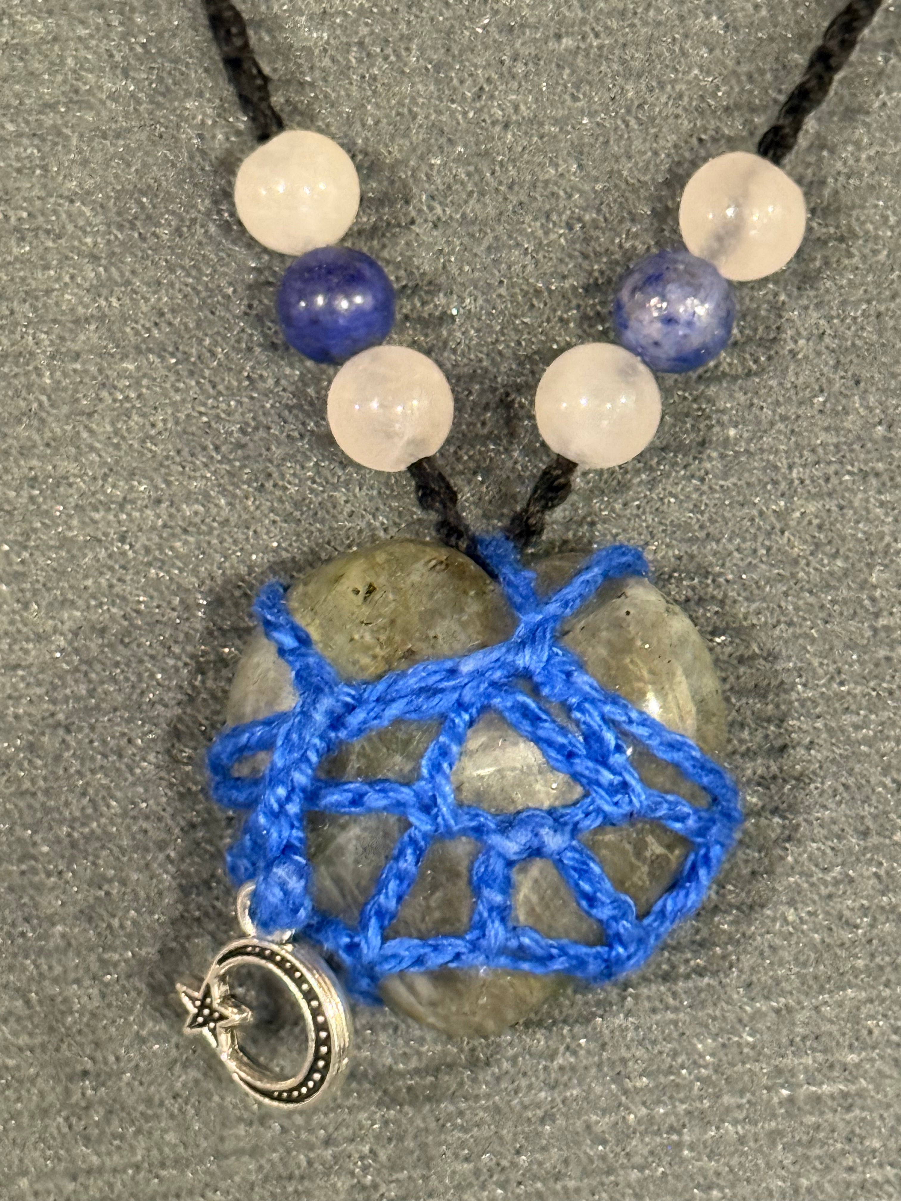 blue moonstone necklace