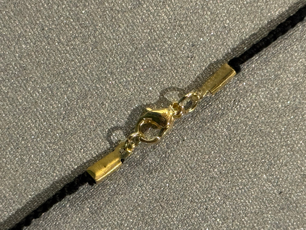 Citrine stone with key necklace