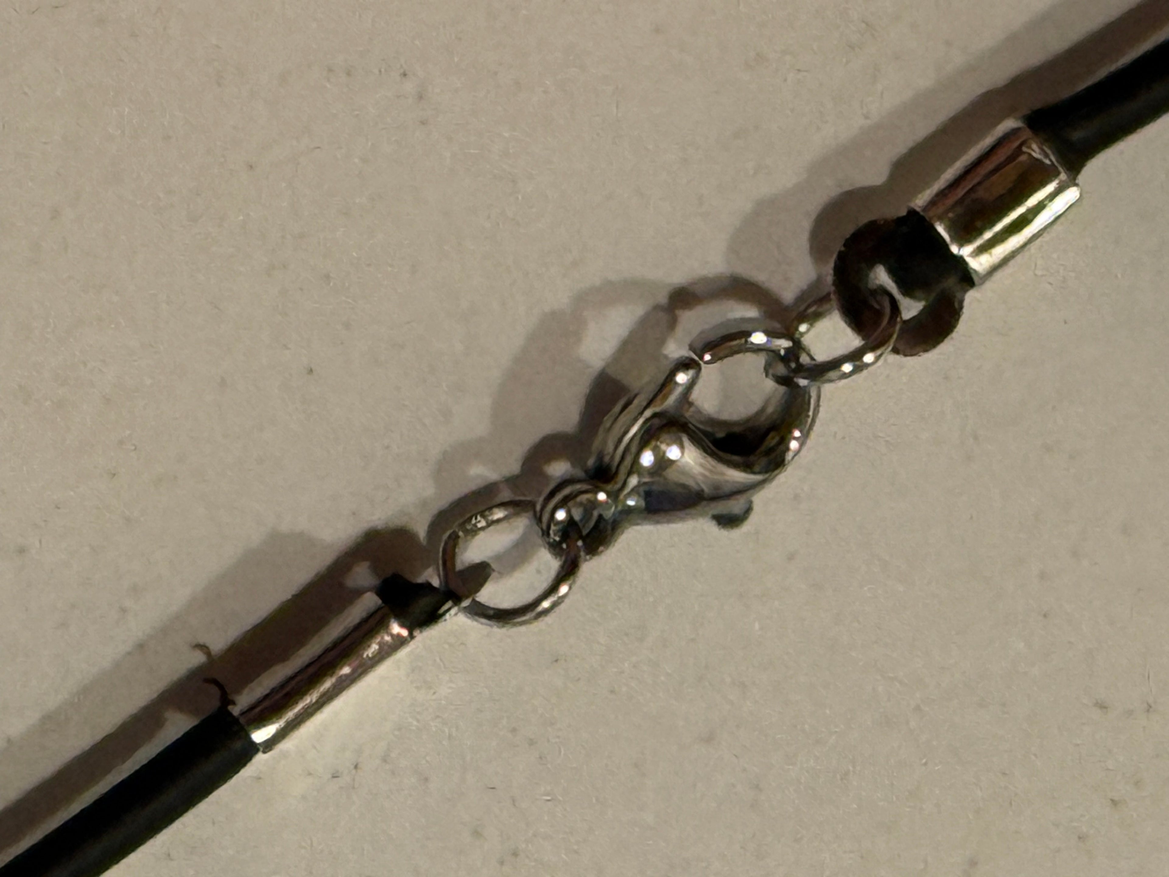 light blue elephant stone necklace