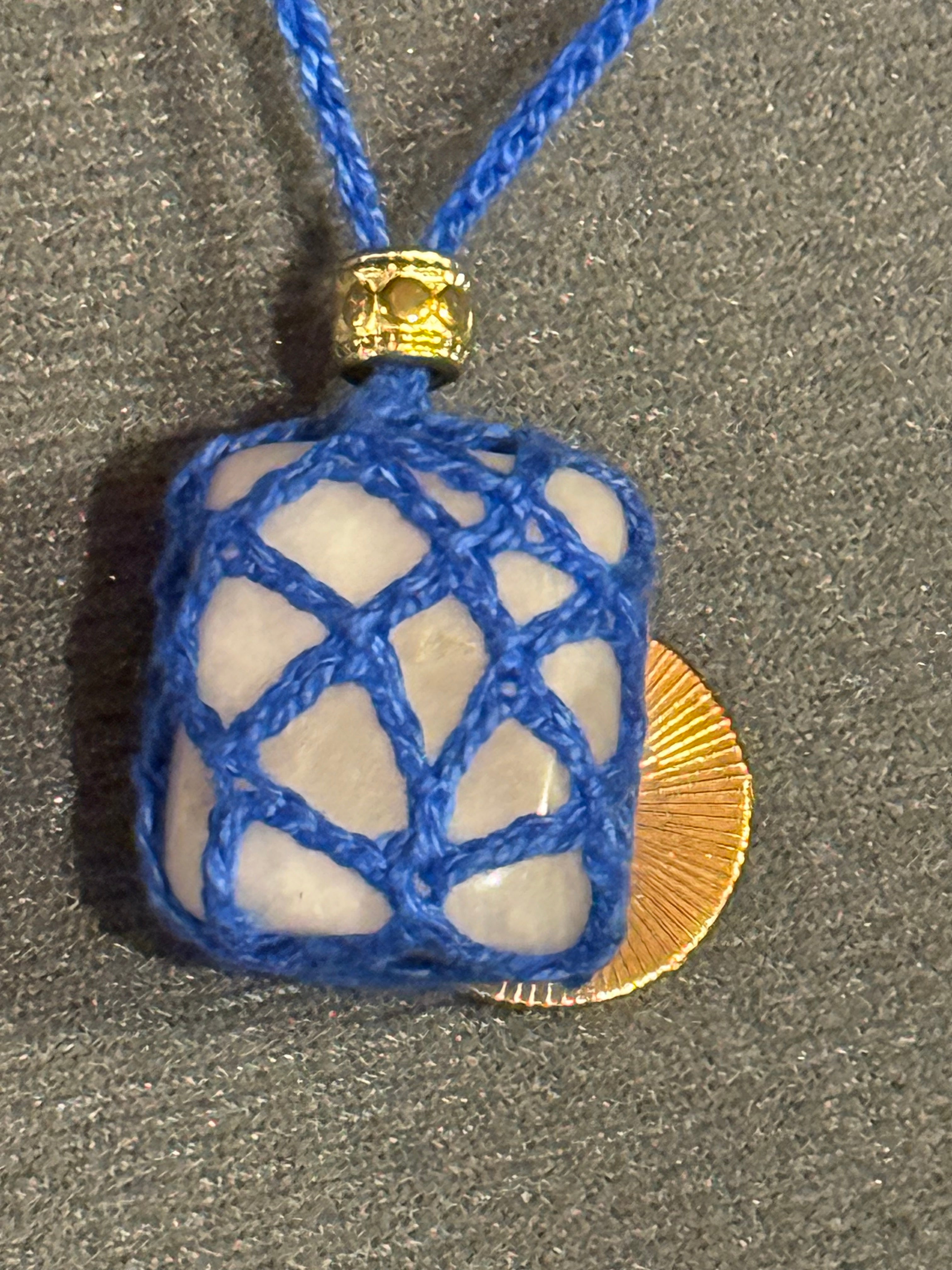 blue moonstone necklace