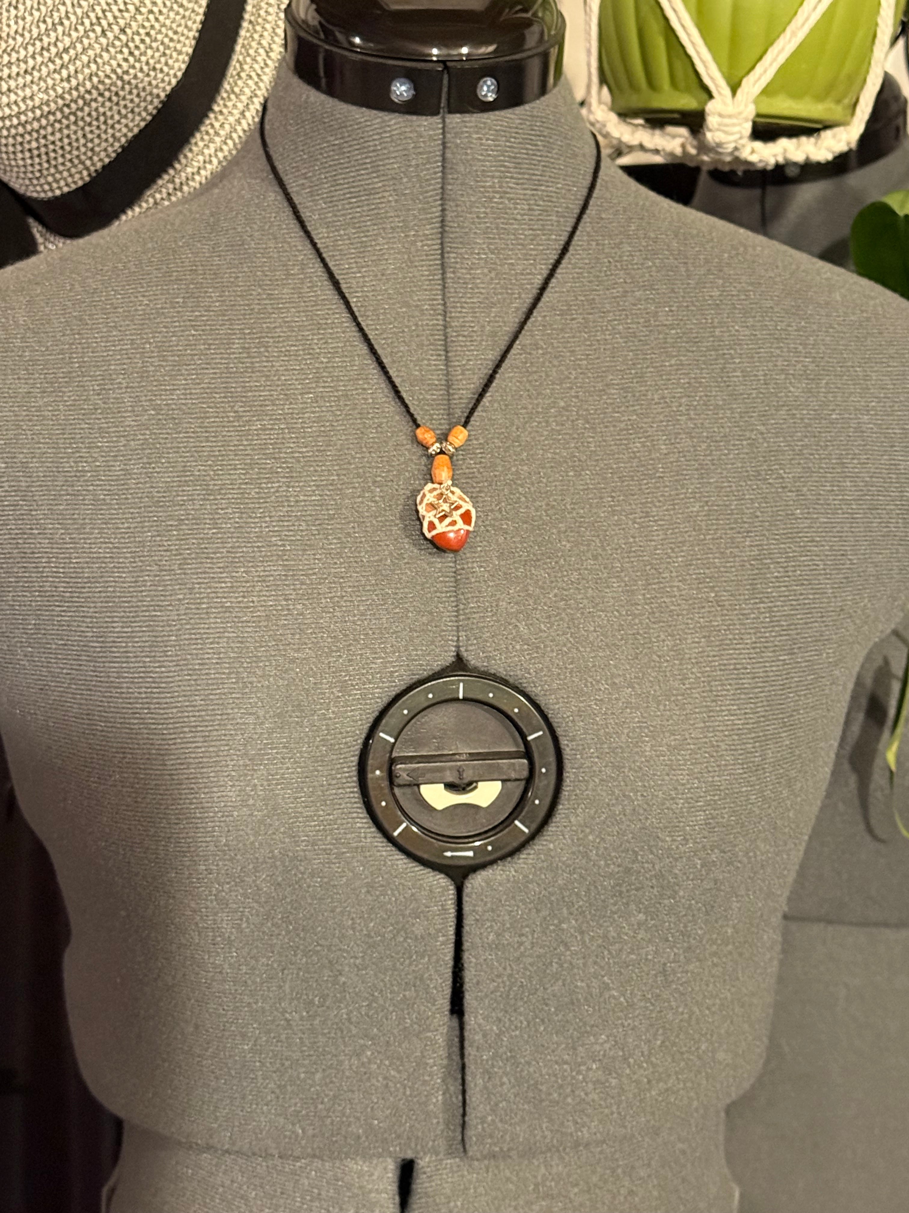 red jasper star necklace