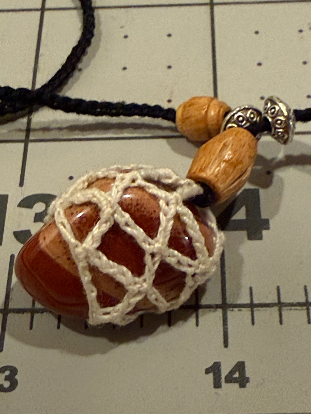 red jasper star necklace