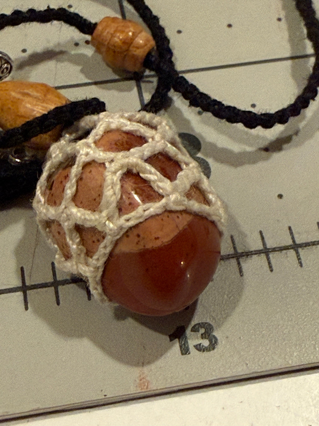 red jasper star necklace