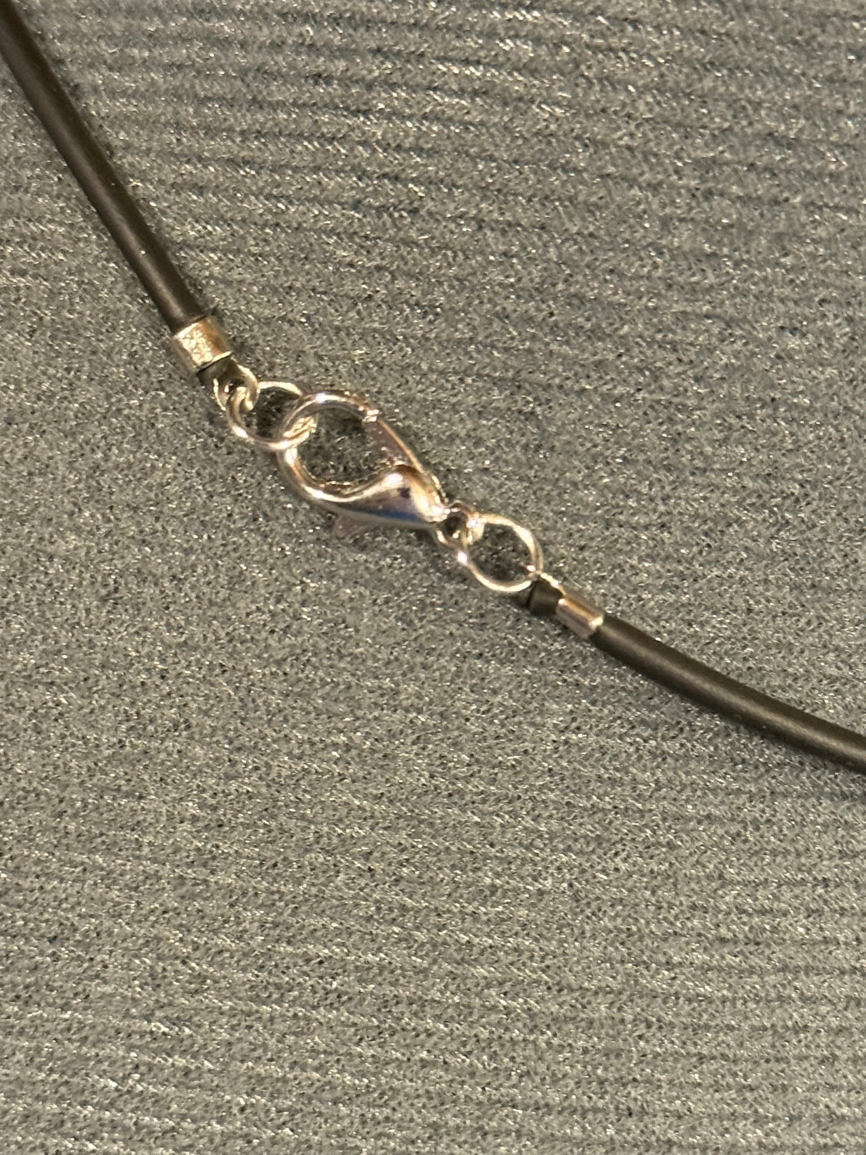 celtic knot necklace with red beads