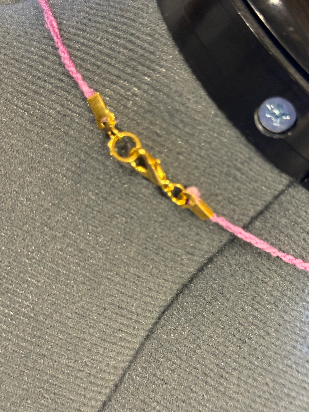 pastel grounding stone necklace