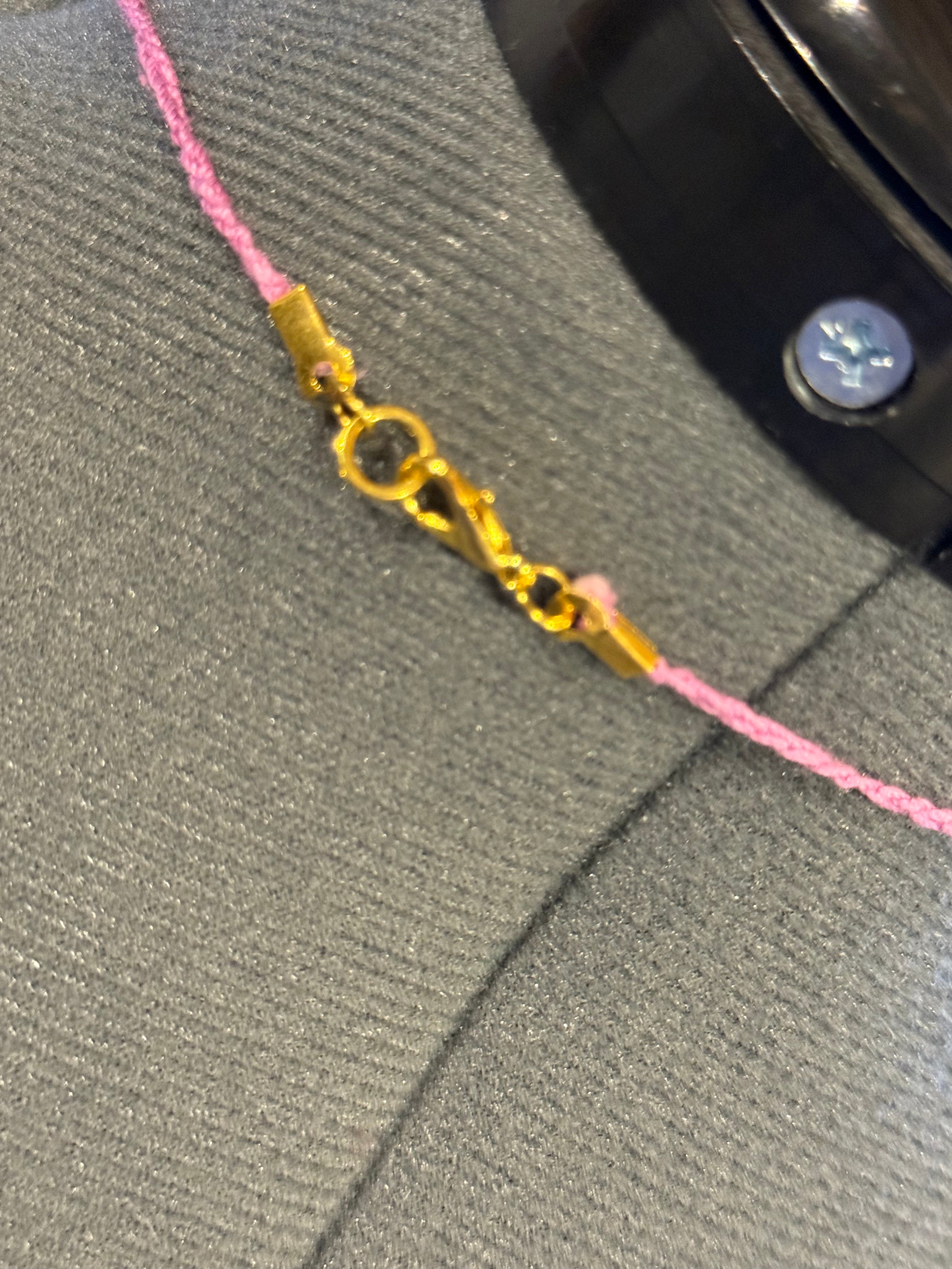 pastel grounding stone necklace