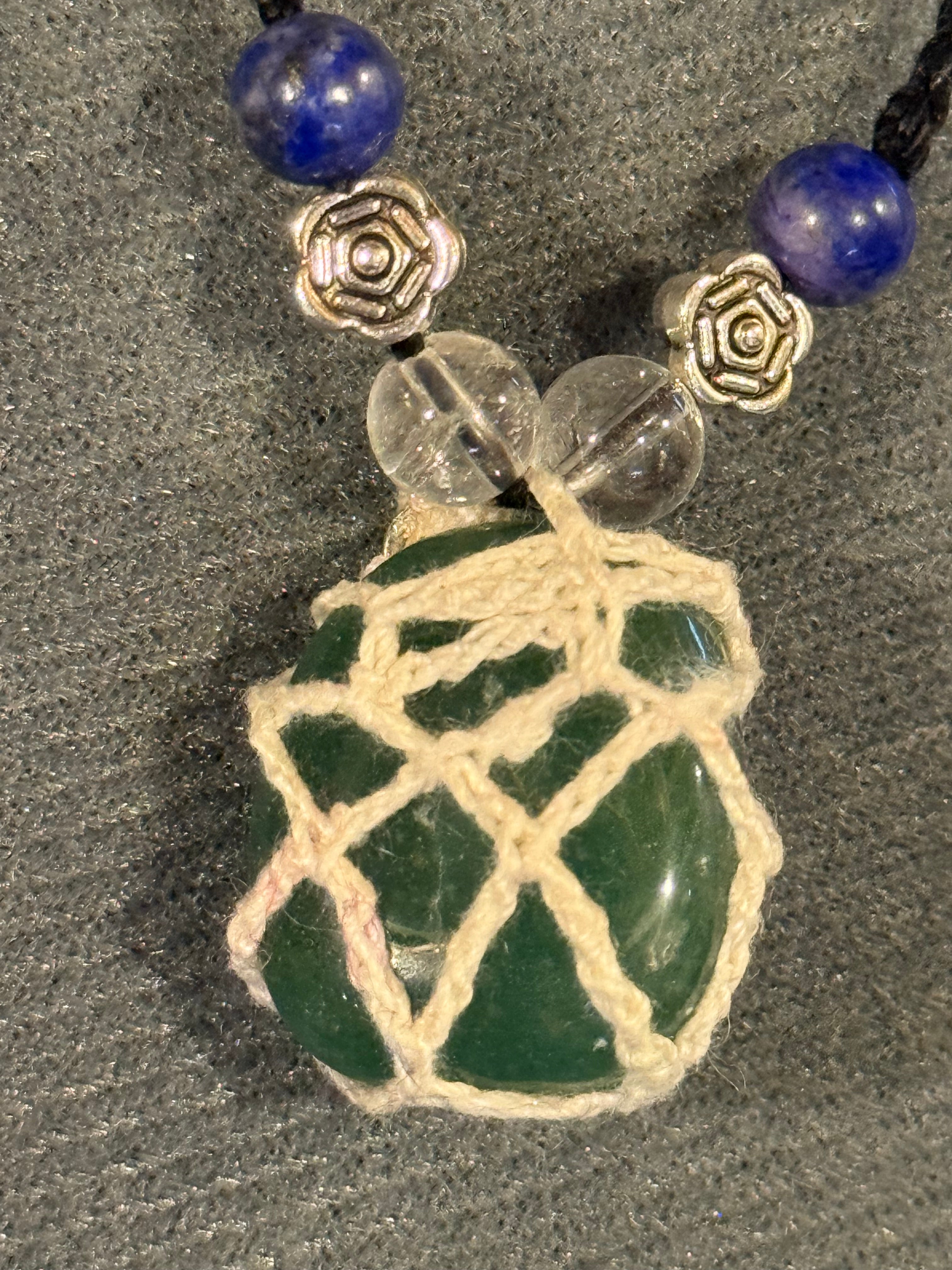 green aventurine turtle necklace