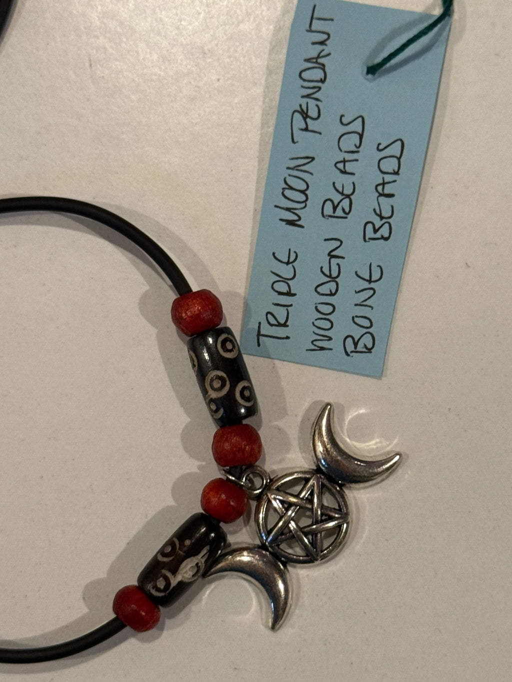 triple moon pendant necklace