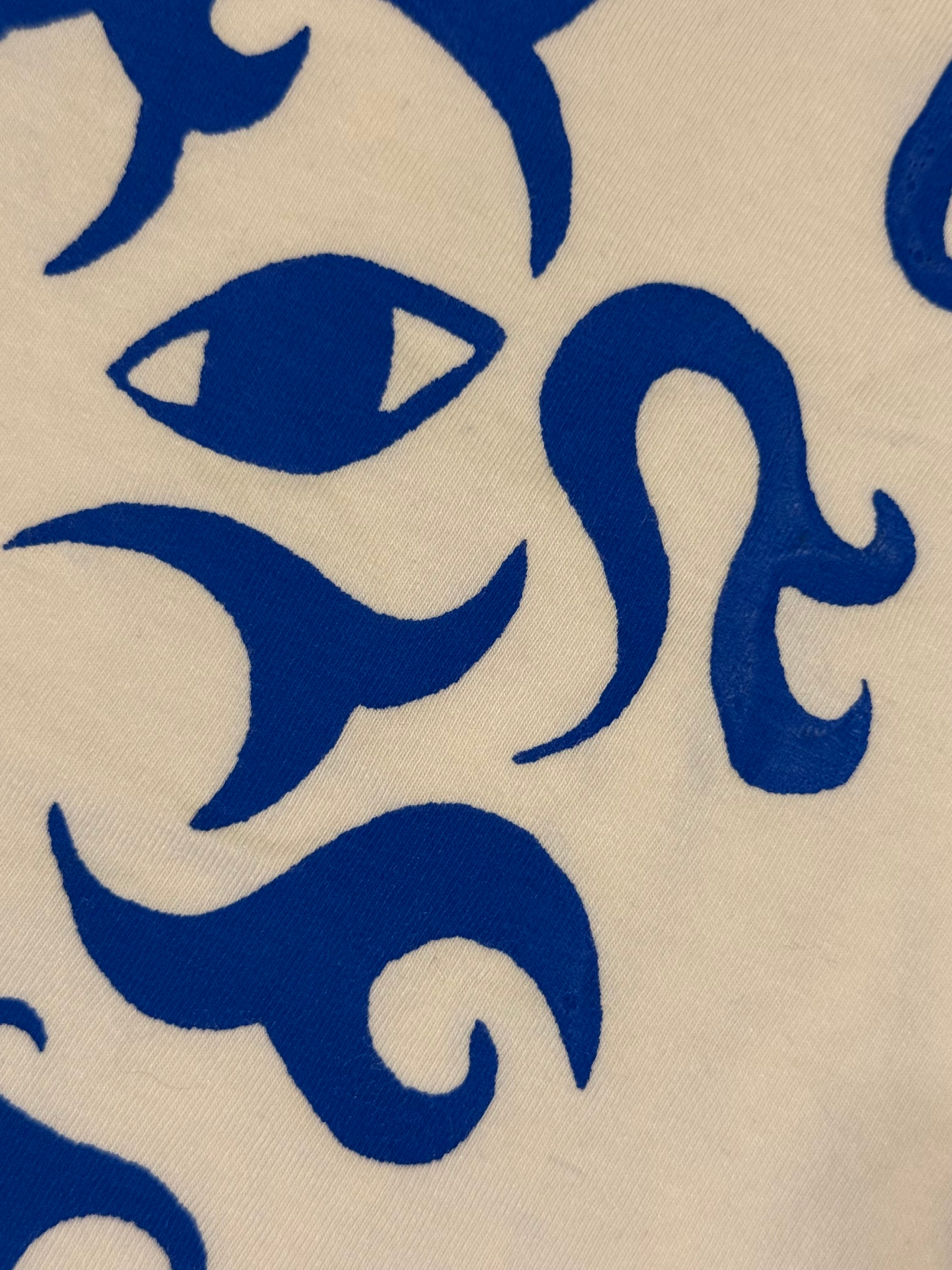 white tank with blue wolf