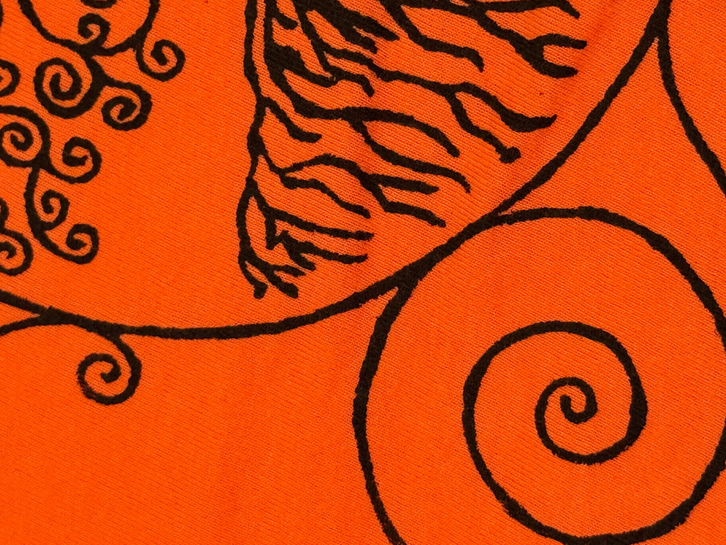 women's XL orange tree of life shirt