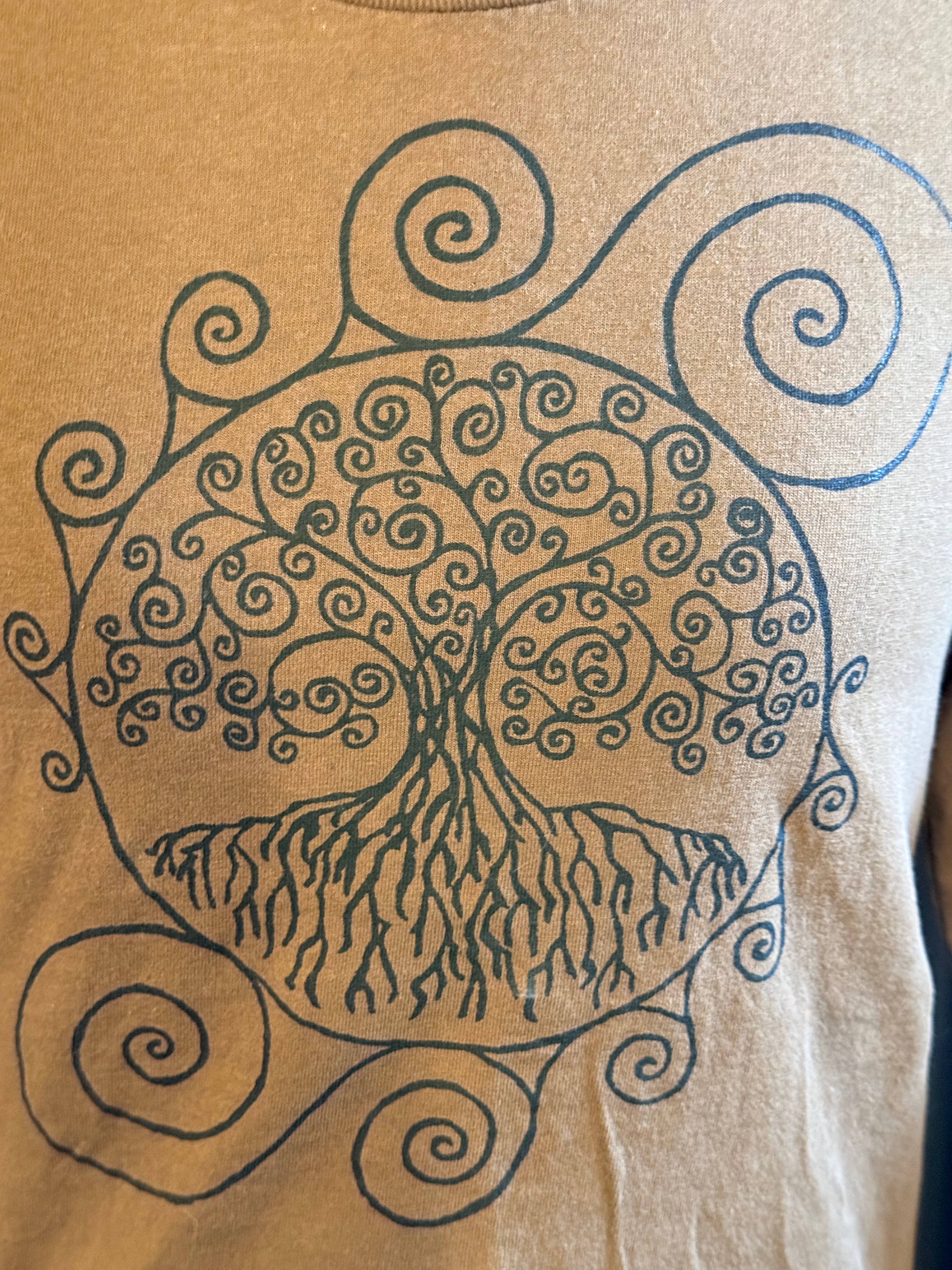 kids long sleeve shirt worlds tree