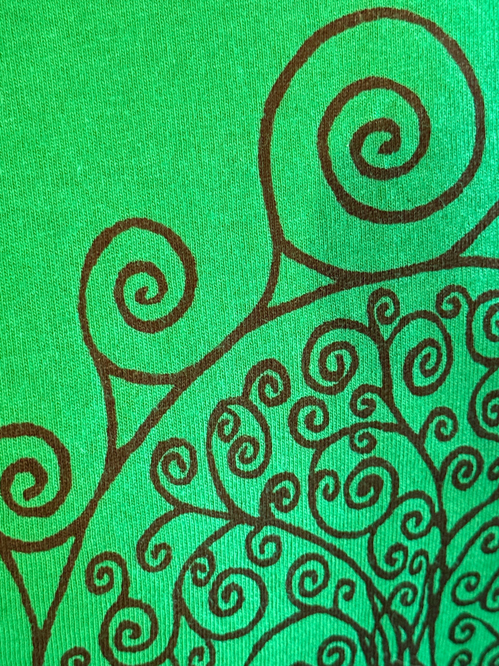 long sleeve kids shirt with worlds tree design