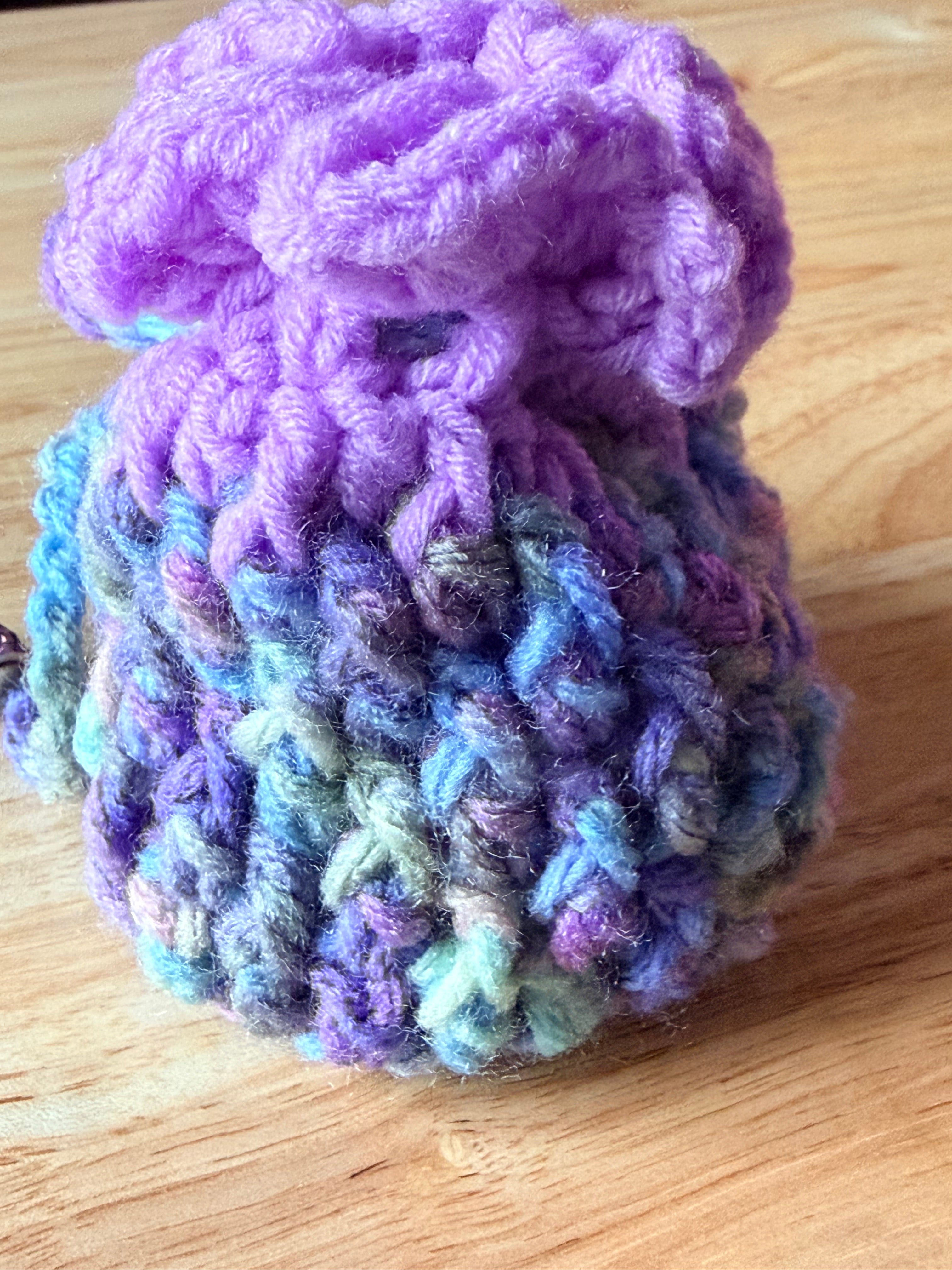 Cool pastel colors & lavender dice bag