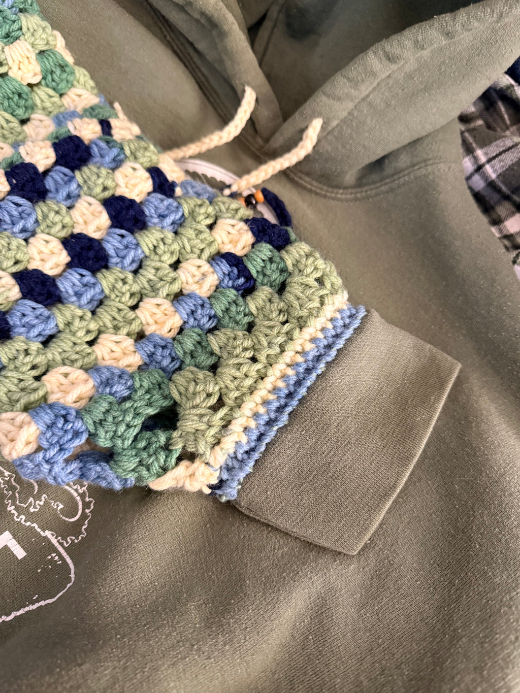 up cycled boathouse hoodie