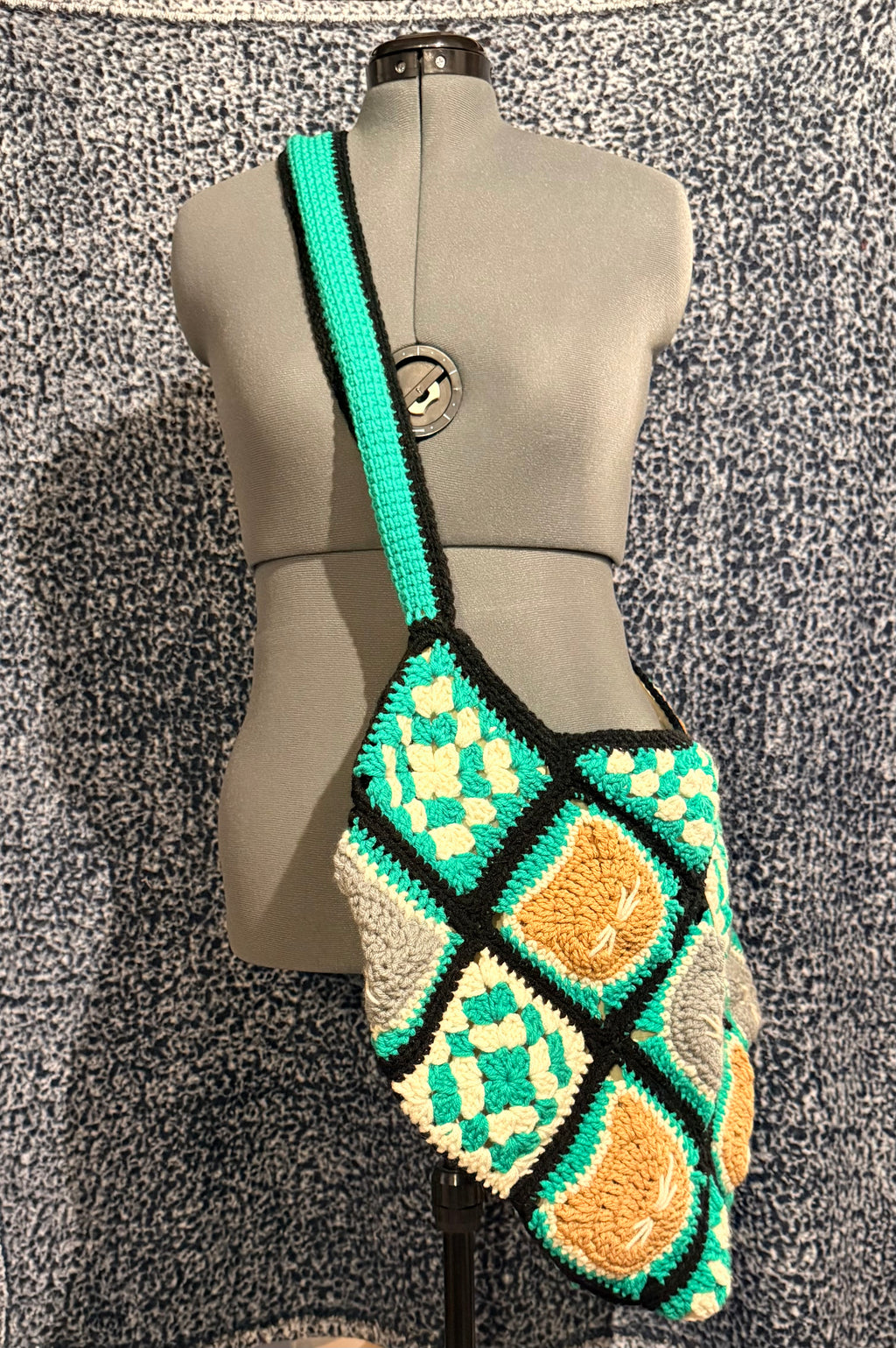 Green Cat Carryall Bag