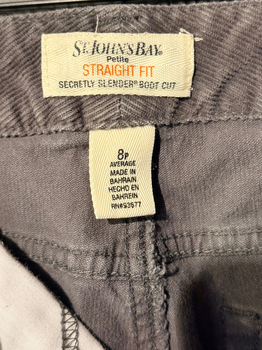 dark gray corduroy bell bottoms