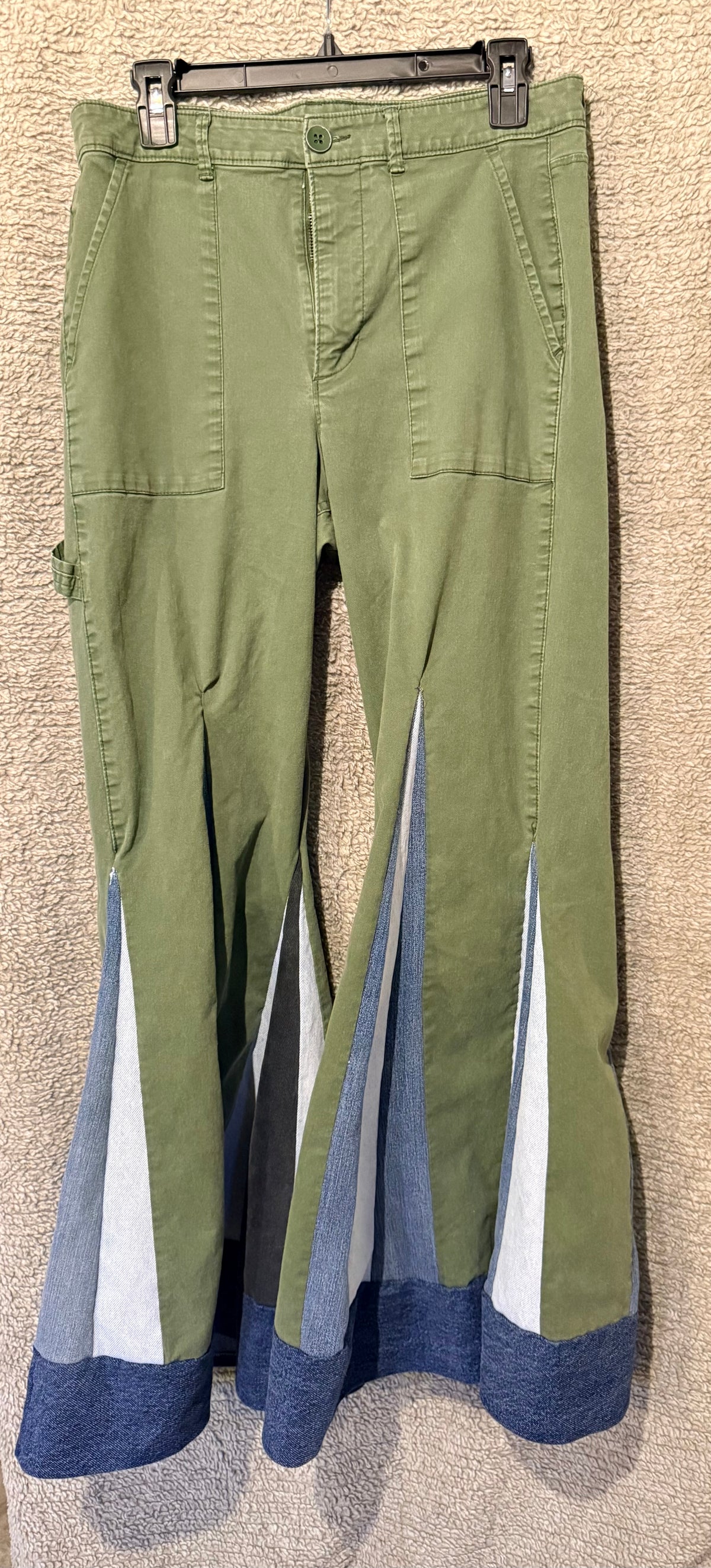 green jeans bell bottoms