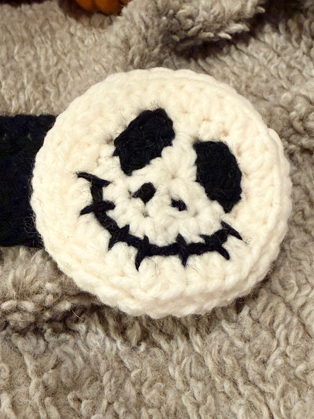 skull face cup cozies