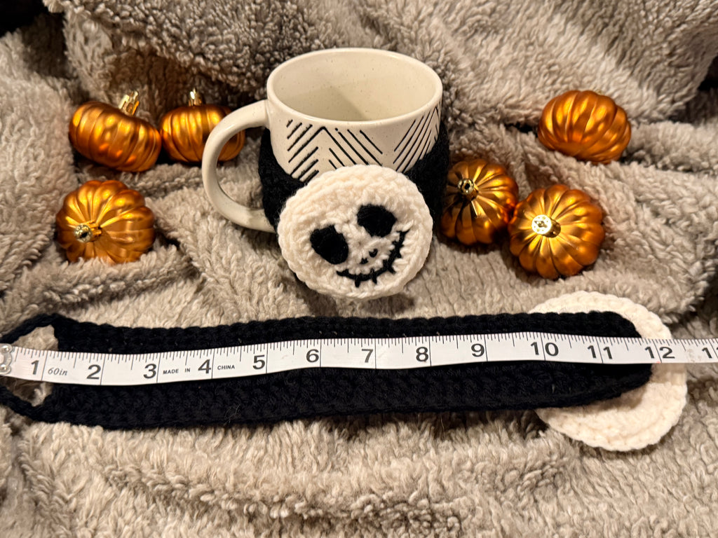 skull face cup cozies