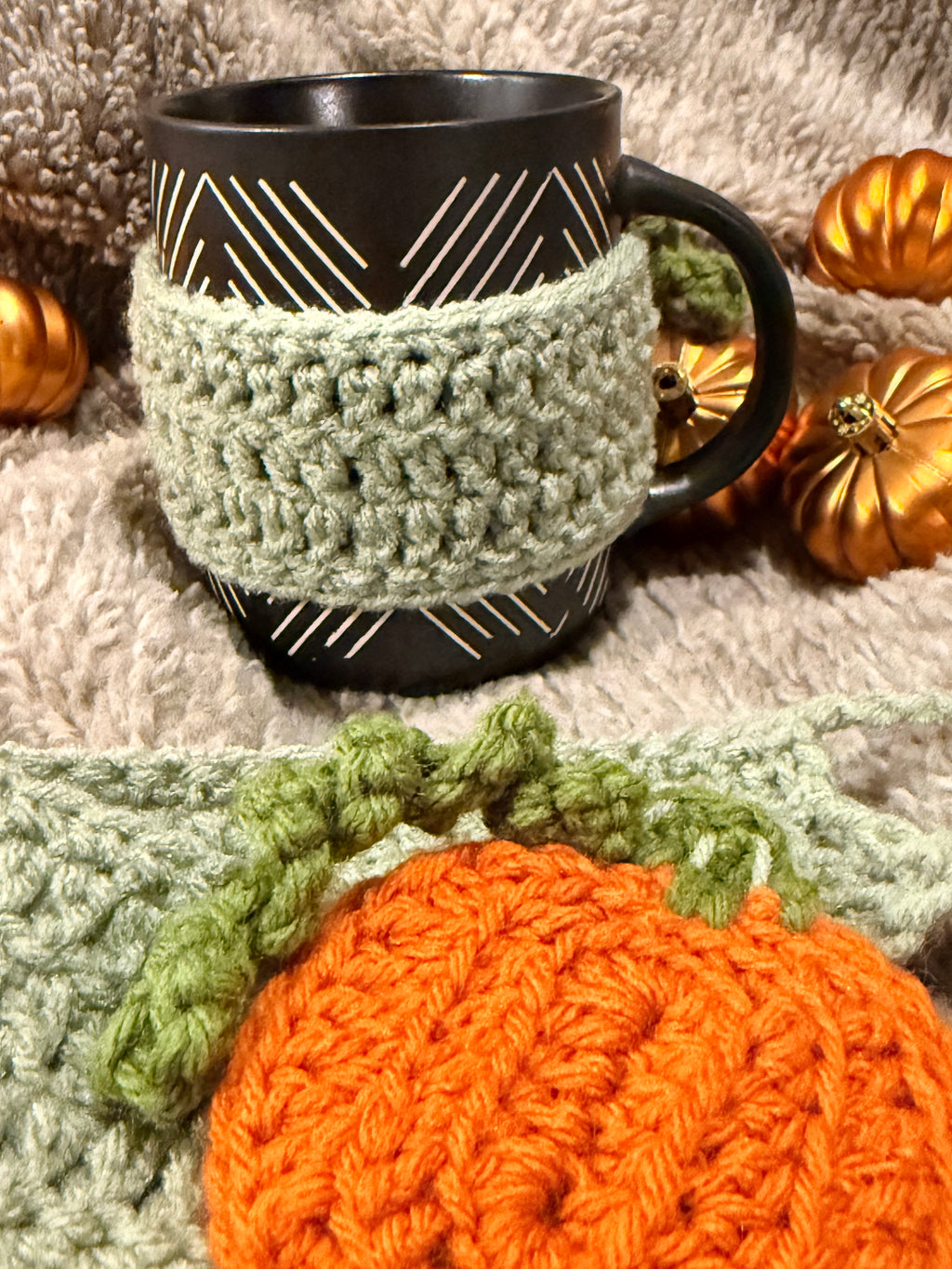 pumpkin cup cozies