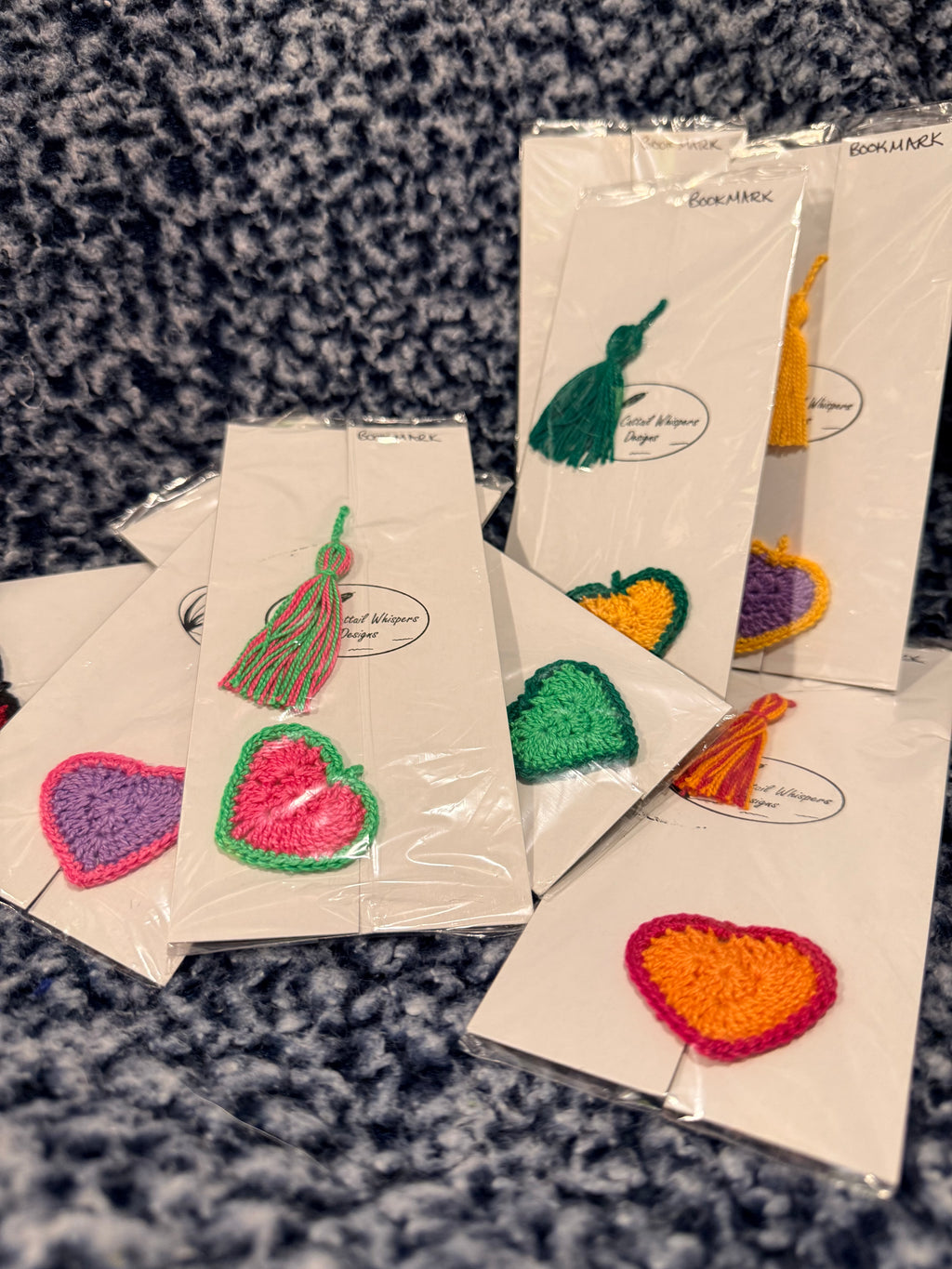 heart bookmarks