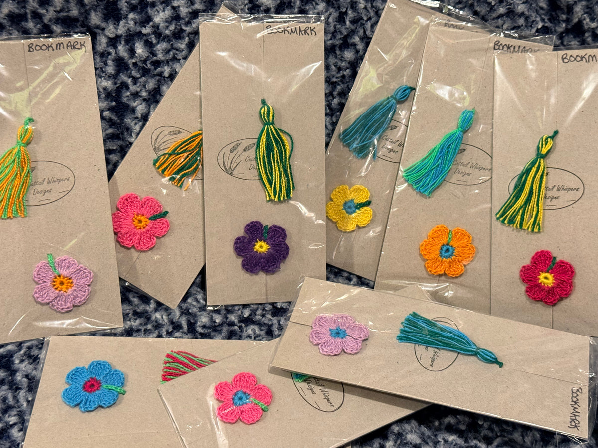 flower book marks