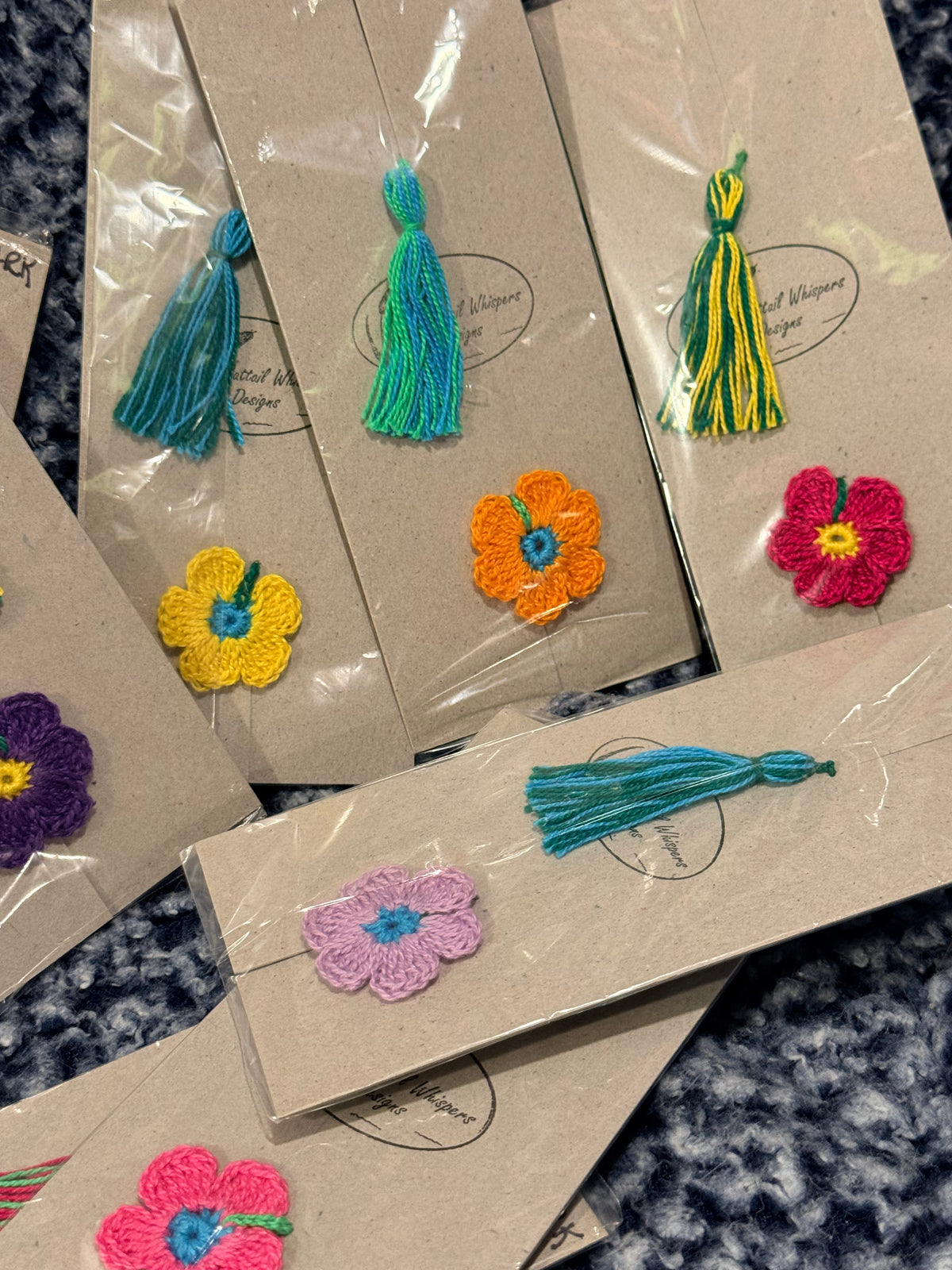 flower book marks